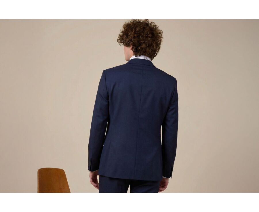 Men's Prussian Blue Suit Jacket - LAZARE