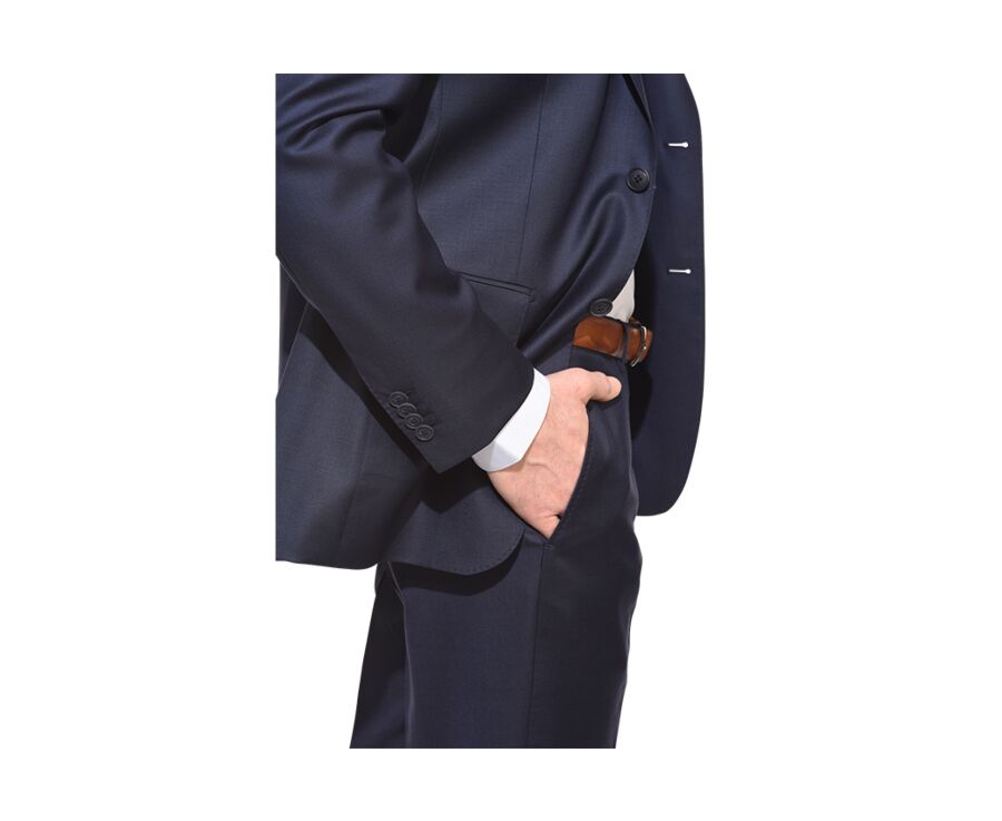 Men's Prussian Blue Suit Jacket - LAZARE