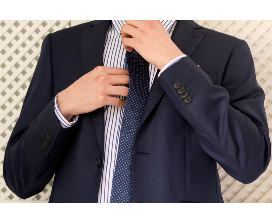 Men's Prussian Blue Suit Jacket - LAZARE