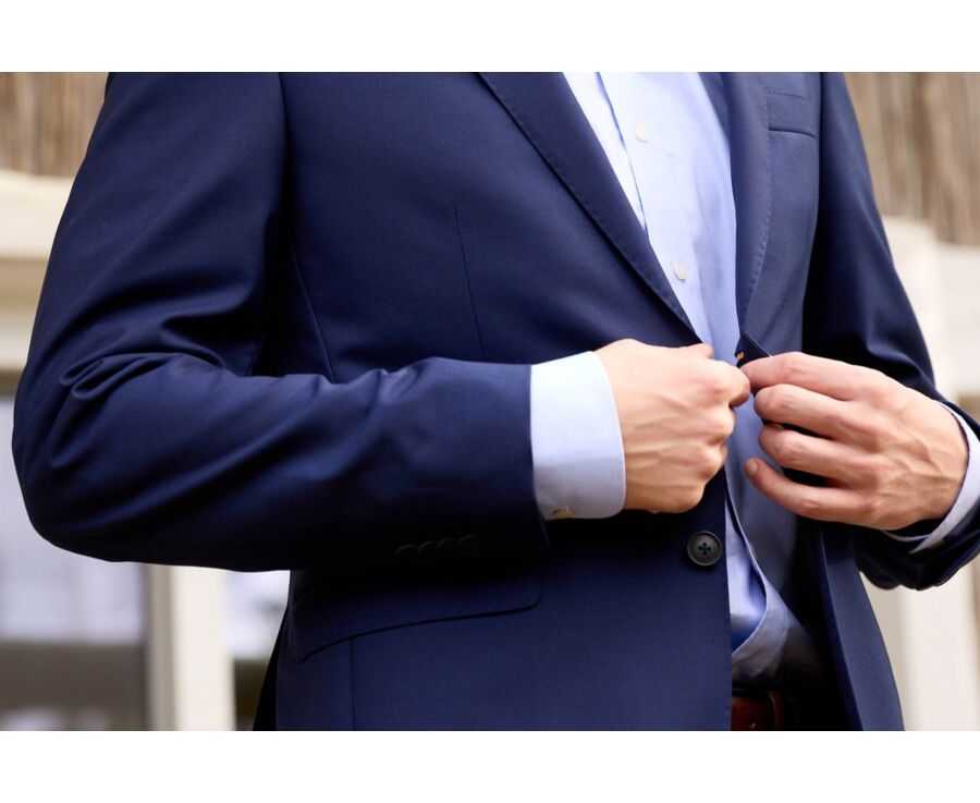 Men's Navy blue Suit Jacket - LAZARE