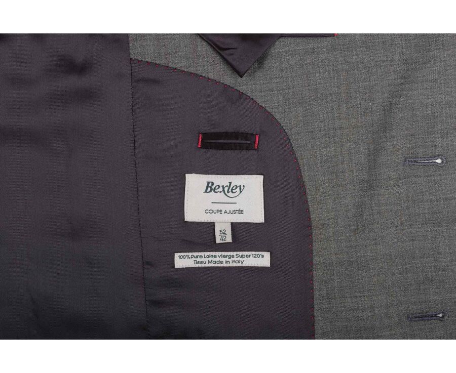 Light Khaki Melange Men's Suit Jacket - LAZARE