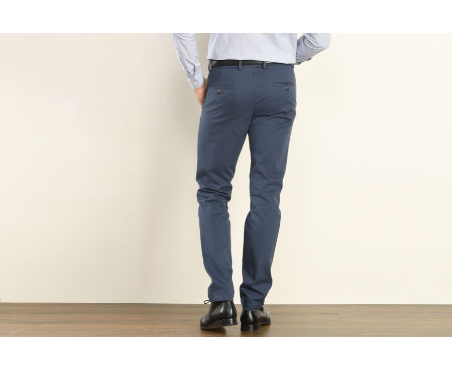 Blue Chino trousers for men - NIGEL II