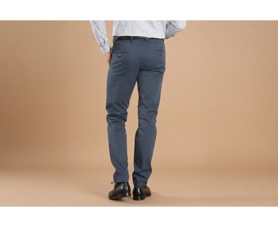 Blue Chino trousers for men - NIGEL II