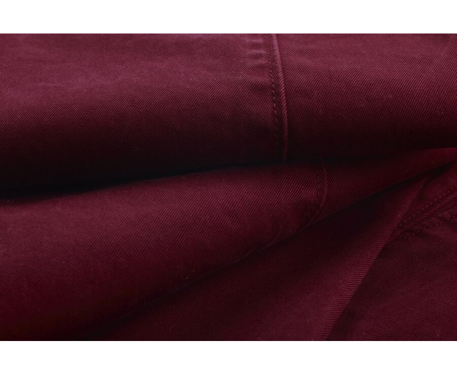 Burgundy Chino trousers for men - NIGEL II