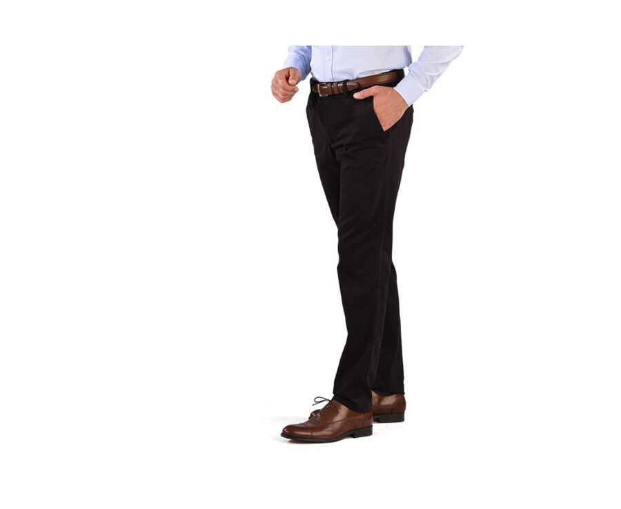 Black Chino trousers for men - NIGEL II