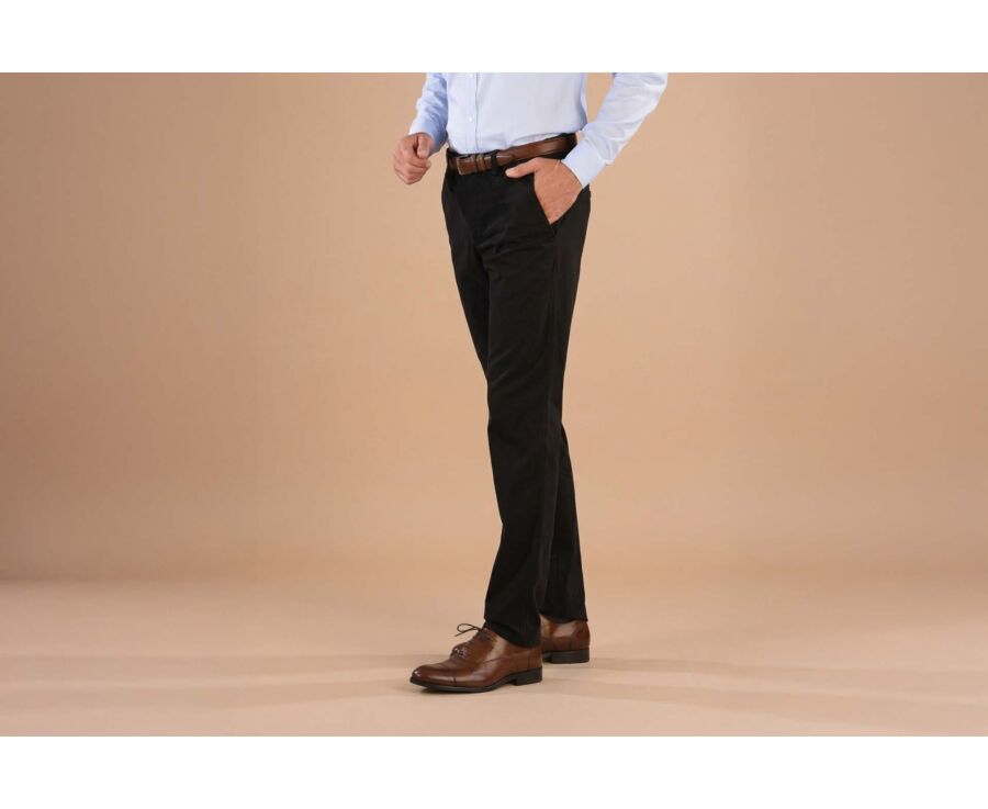 Black Chino trousers for men - NIGEL II