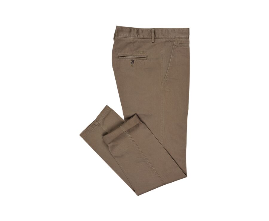 Taupe Chino trousers for men - NIGEL II