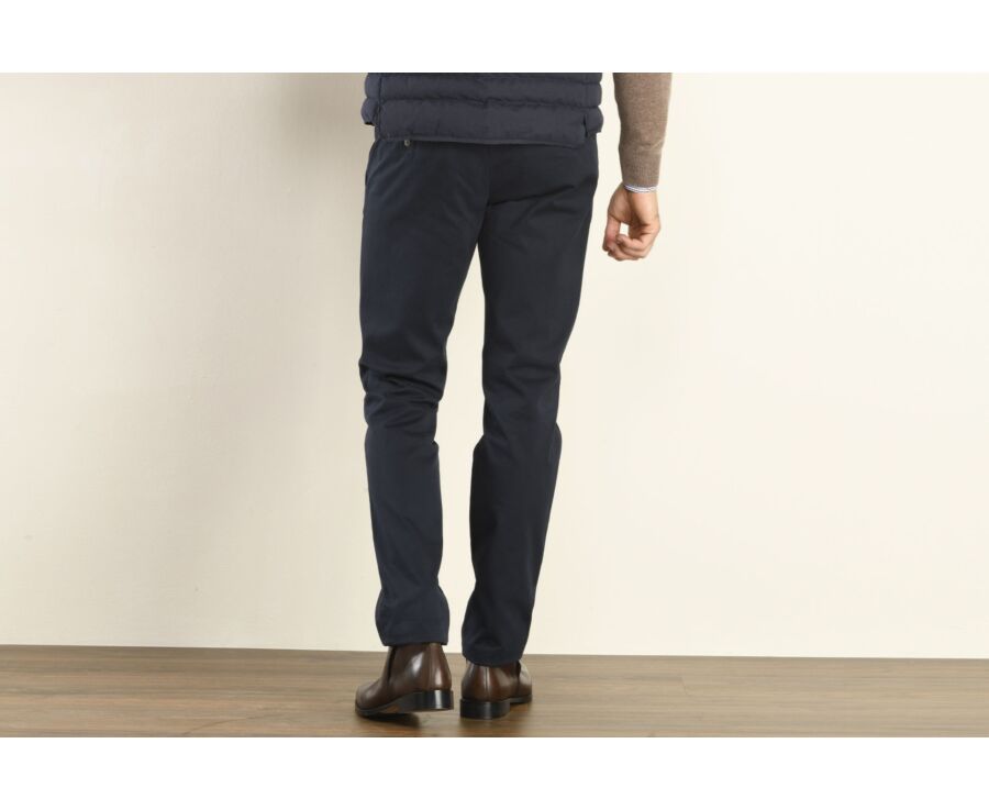 Dark Navy Chino trousers for men - NIGEL II