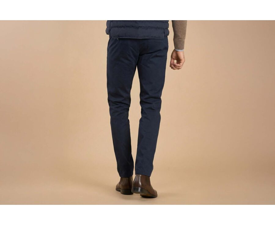 Dark Navy Chino trousers for men - NIGEL II