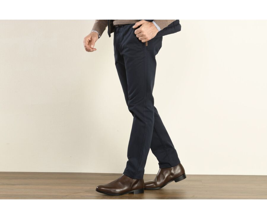 Dark Navy Chino trousers for men - NIGEL II
