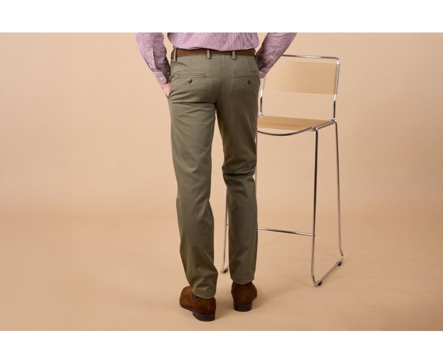 Light Khaki Chino trousers for men - NIGEL II