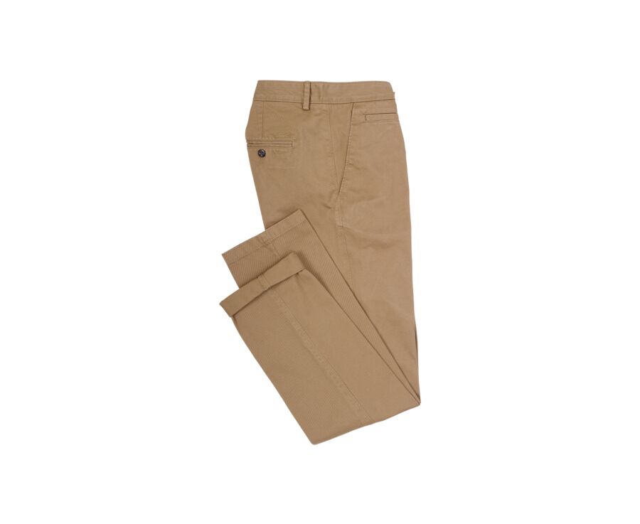 Dark Camel Chino trousers for men - NIGEL II