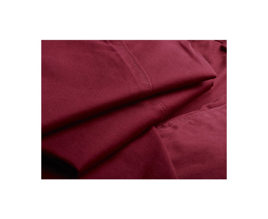 Dark Red Chino trousers for men - NIGEL II