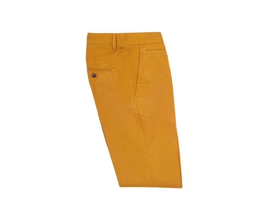 Dark Ocher Chino trousers for men - NIGEL II