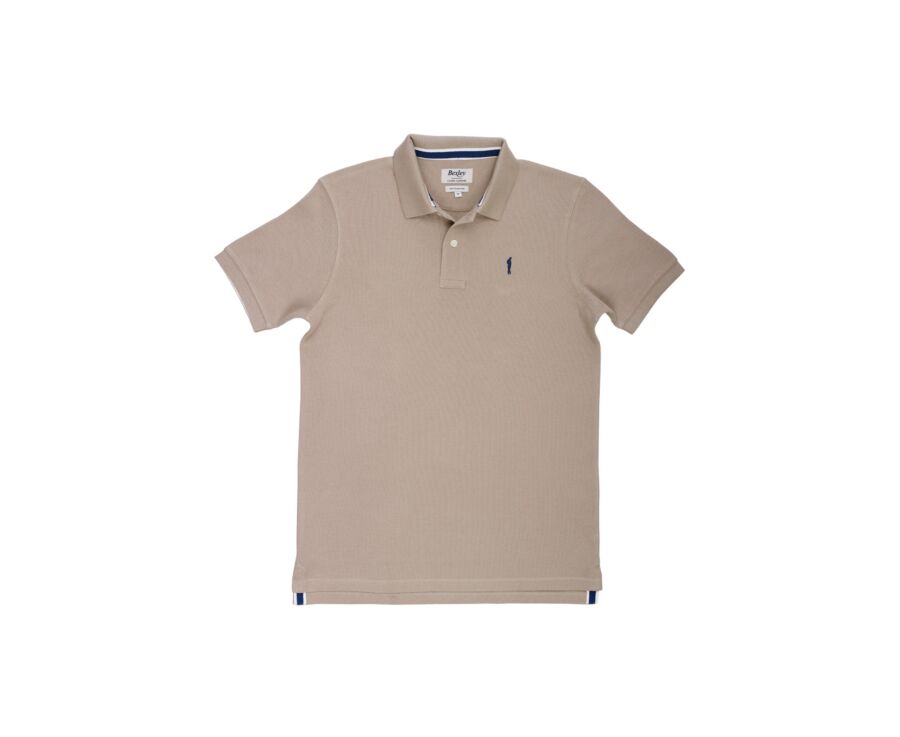Beige Men's polo shirt - ANDY II