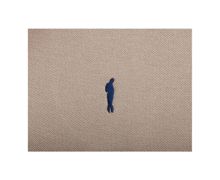 Beige Men's polo shirt - ANDY II