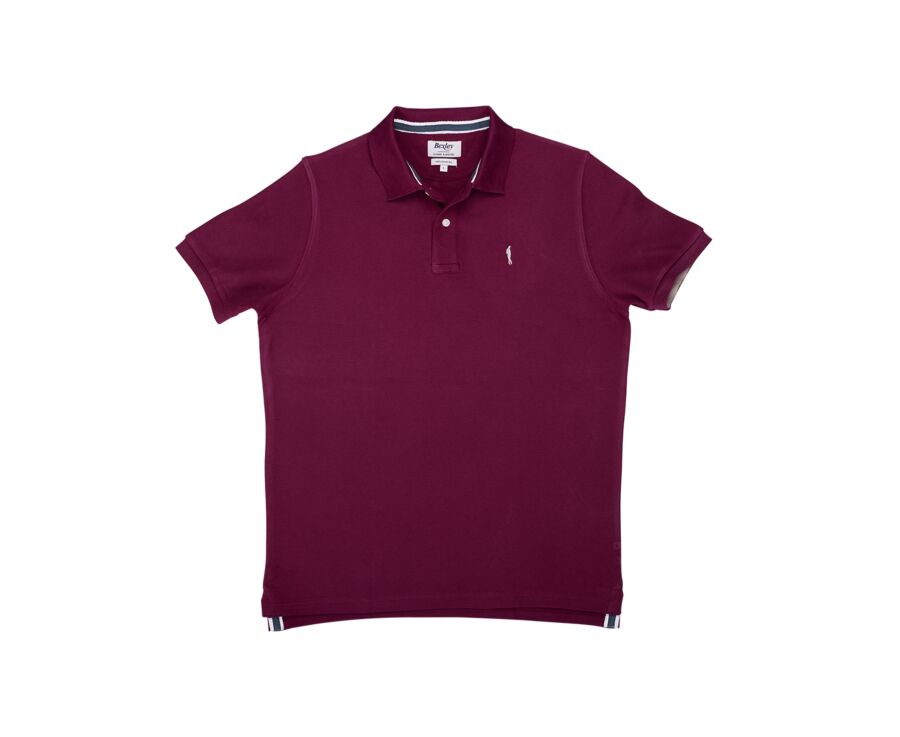 Men’s Polo Shirt Wine Lees - ANDY II