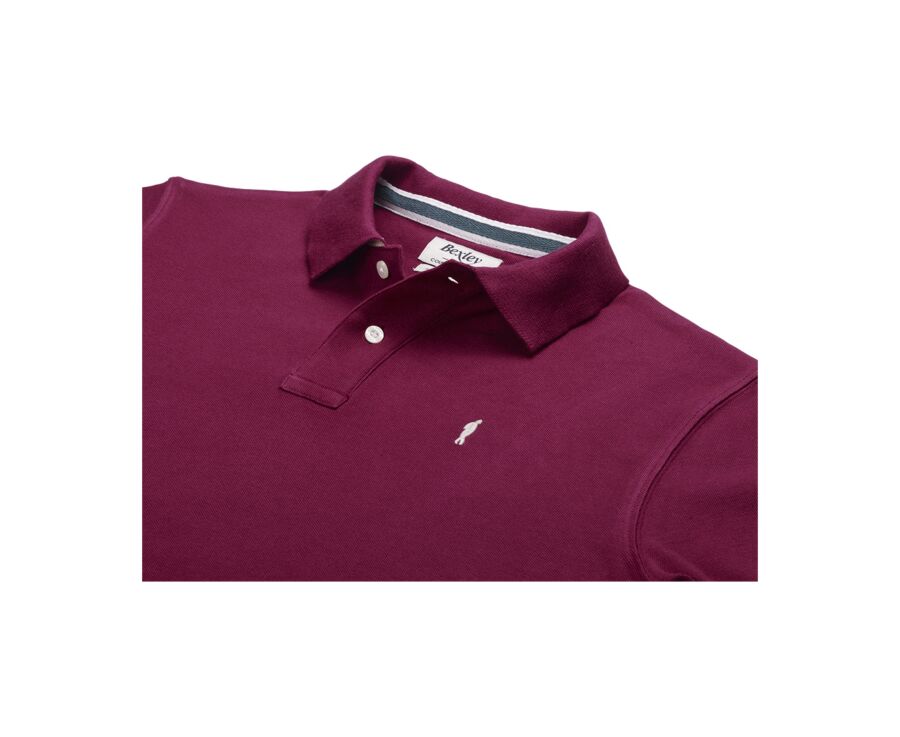 Men’s Polo Shirt Wine Lees - ANDY II