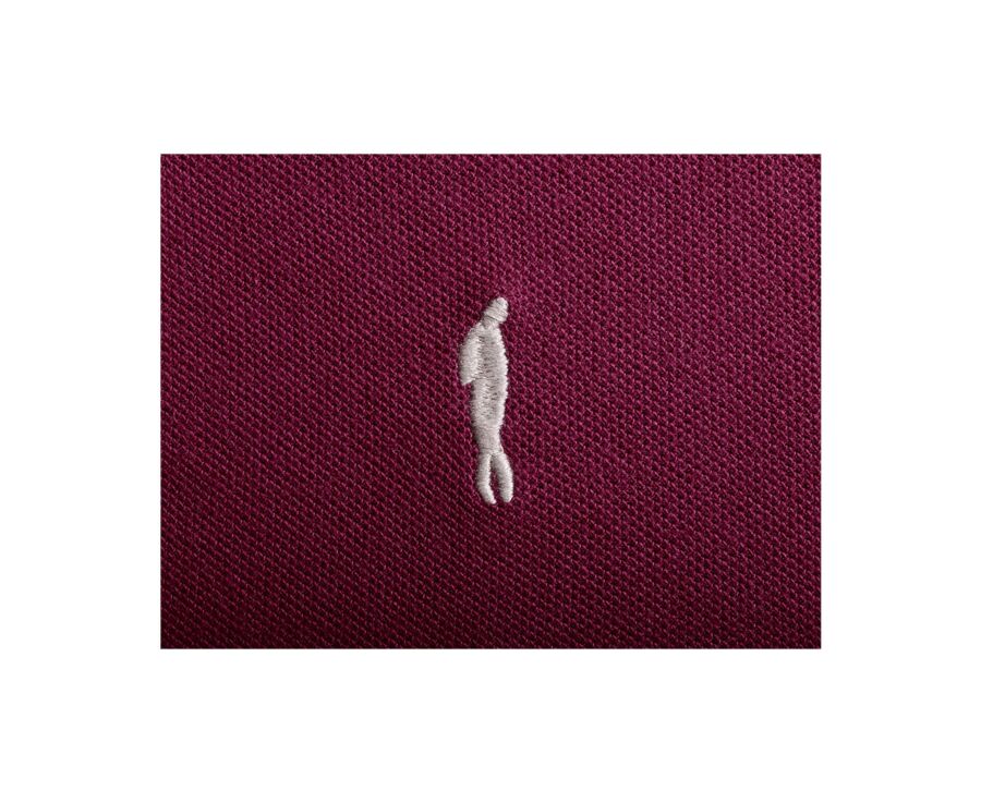 Men’s Polo Shirt Wine Lees - ANDY II