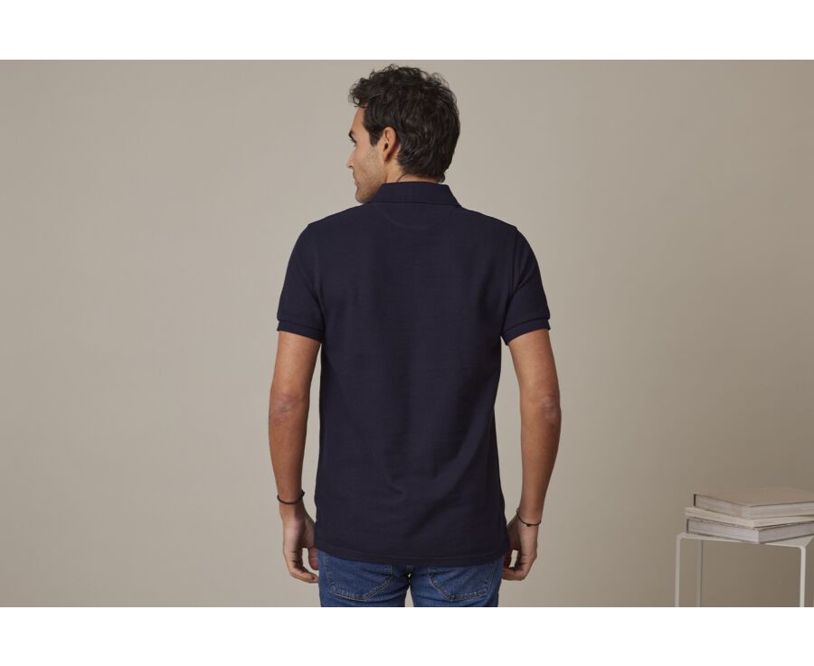 Navy Men's polo shirt - ANDY II
