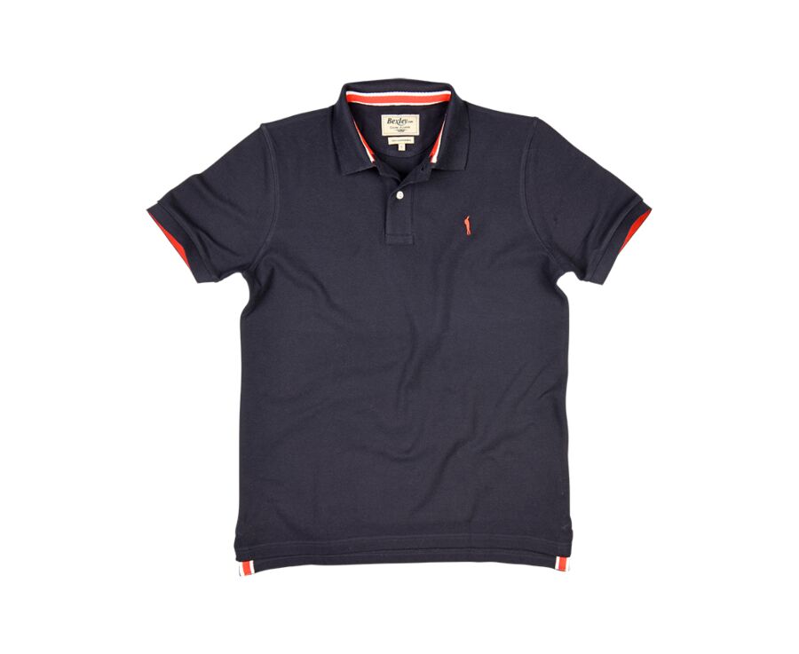 Navy Men's polo shirt - ANDY II