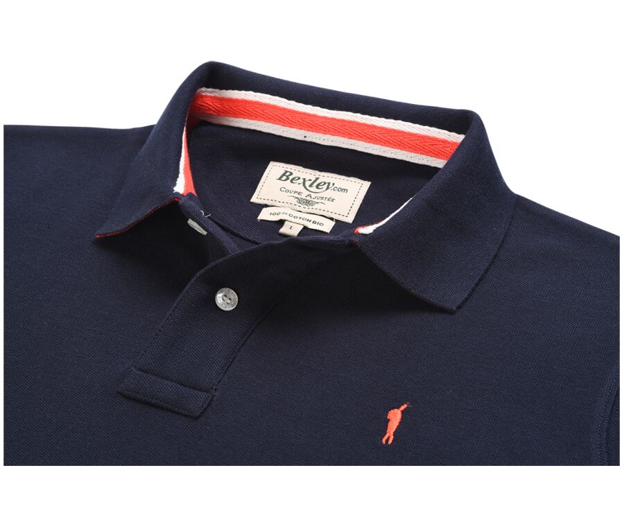 Navy Men's polo shirt - ANDY II