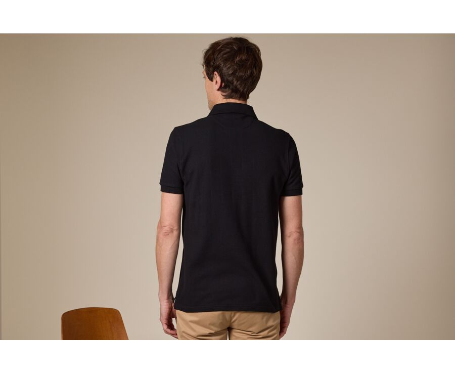 Black Men's polo shirt - ANDY II