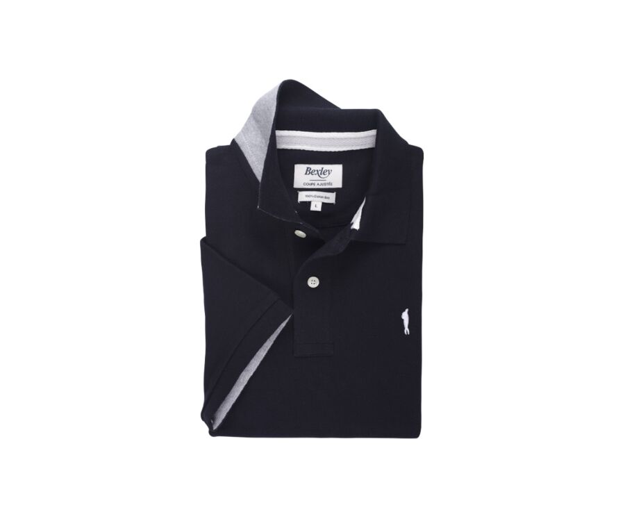 Black Men's polo shirt - ANDY II