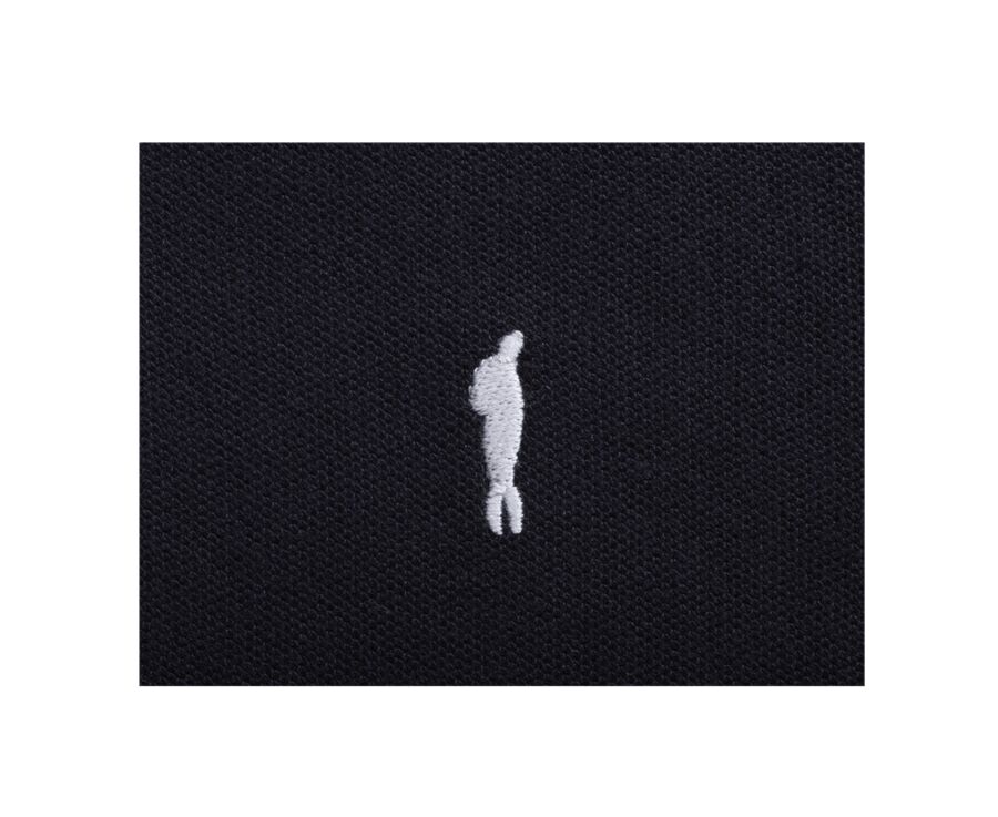 Black Men's polo shirt - ANDY II