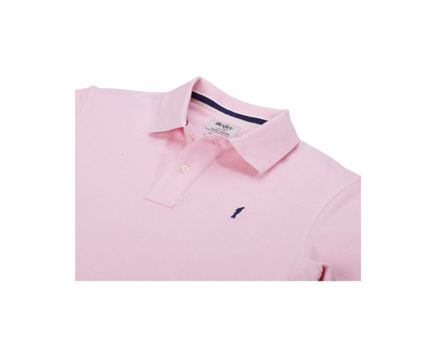Pink Men's polo shirt - ANDY II