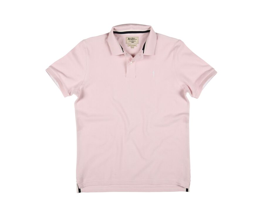 Pale Pink Men's polo shirt - ANDY II