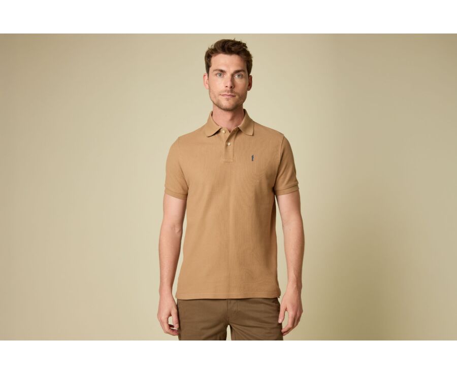 Men’s Polo Shirt Camel - ANDY II