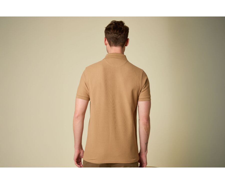 Men’s Polo Shirt Camel - ANDY II