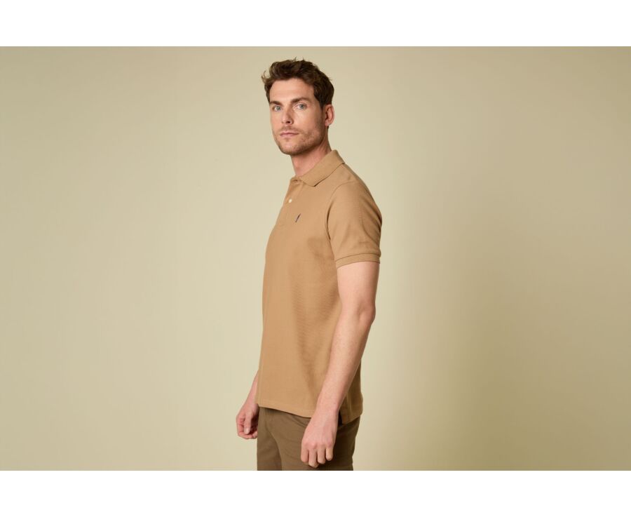 Men’s Polo Shirt Camel - ANDY II