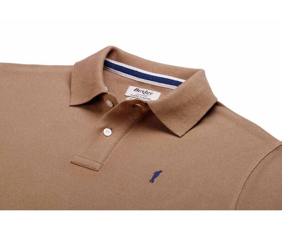 Men’s Polo Shirt Camel - ANDY II