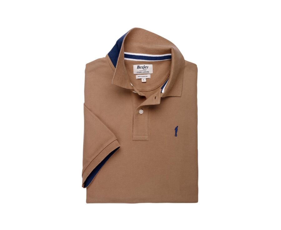 Men’s Polo Shirt Camel - ANDY II