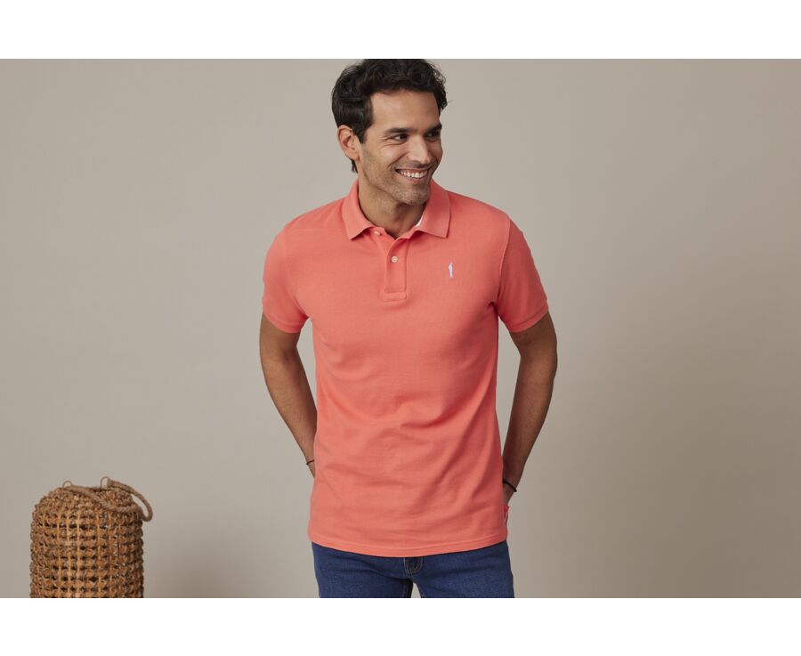 Coral Men's polo shirt - ANDY II
