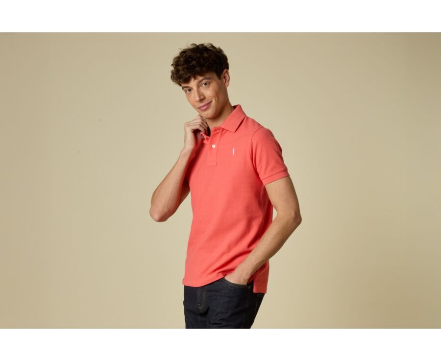 Coral Men's polo shirt - ANDY II