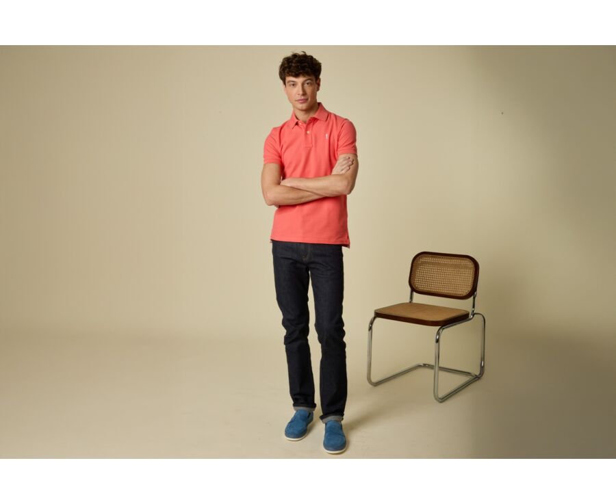 Coral Men's polo shirt - ANDY II
