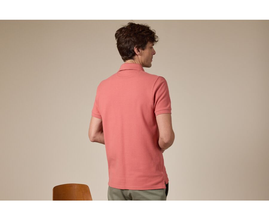 Men’s Polo Shirt Vintage Pink - ANDY II