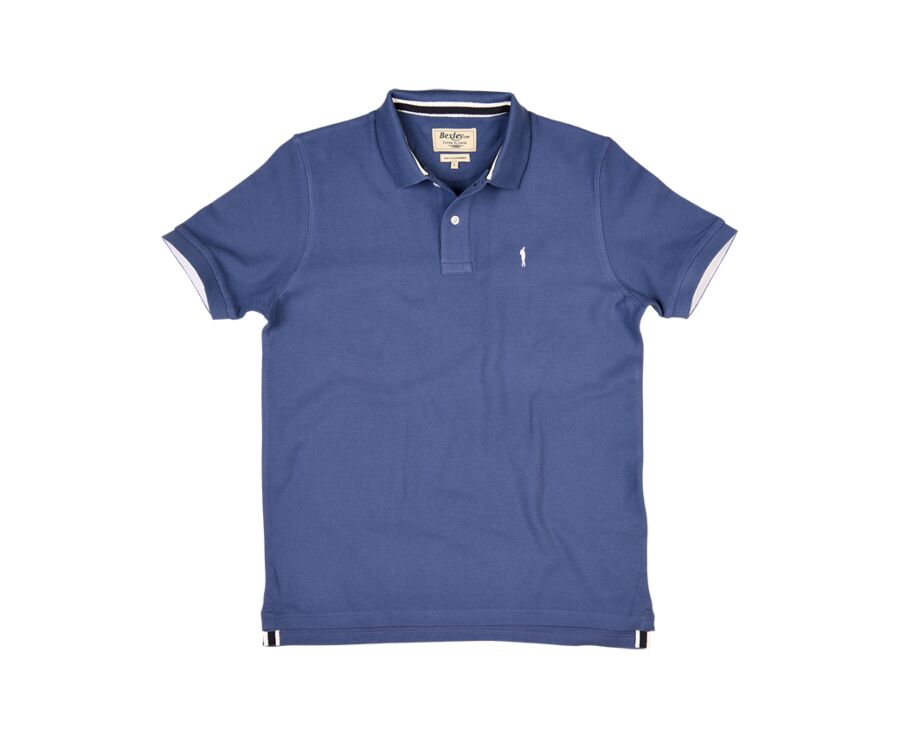 Royal Blue Men's polo shirt - ANDY II