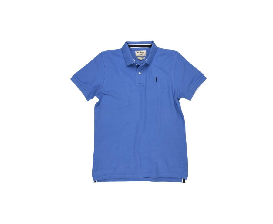 Denim Blue Men's polo shirt - ANDY II