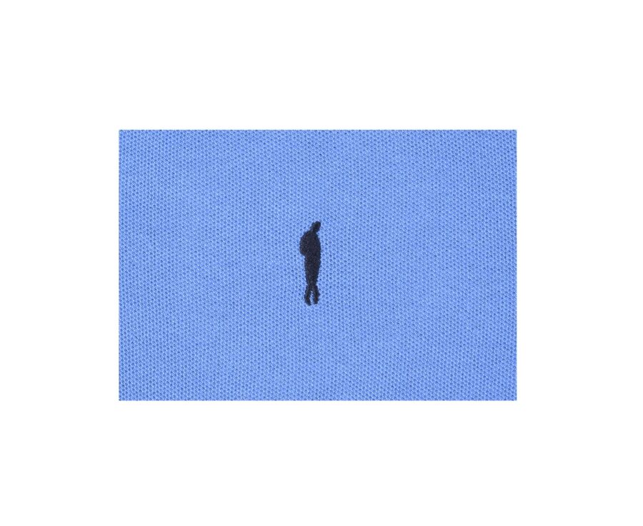 Denim Blue Men's polo shirt - ANDY II