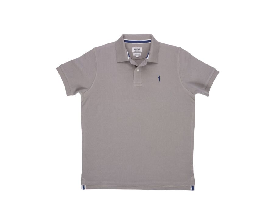 Taupe Clair Men's polo shirt - ANDY II