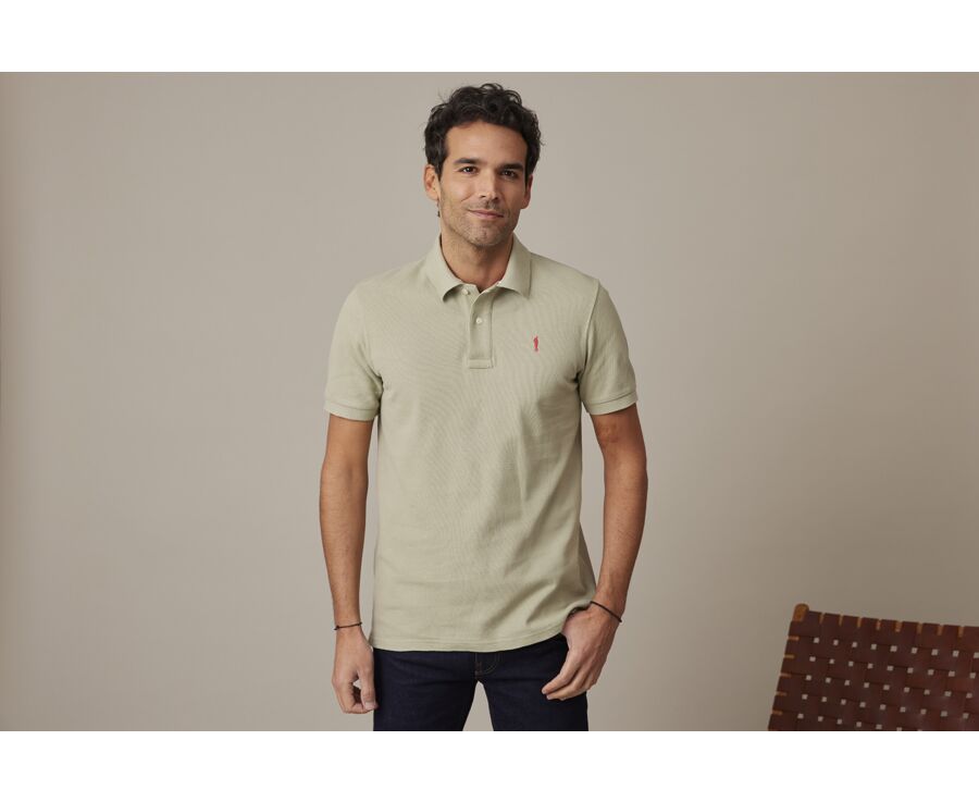 Lime Green Men's polo shirt - ANDY II