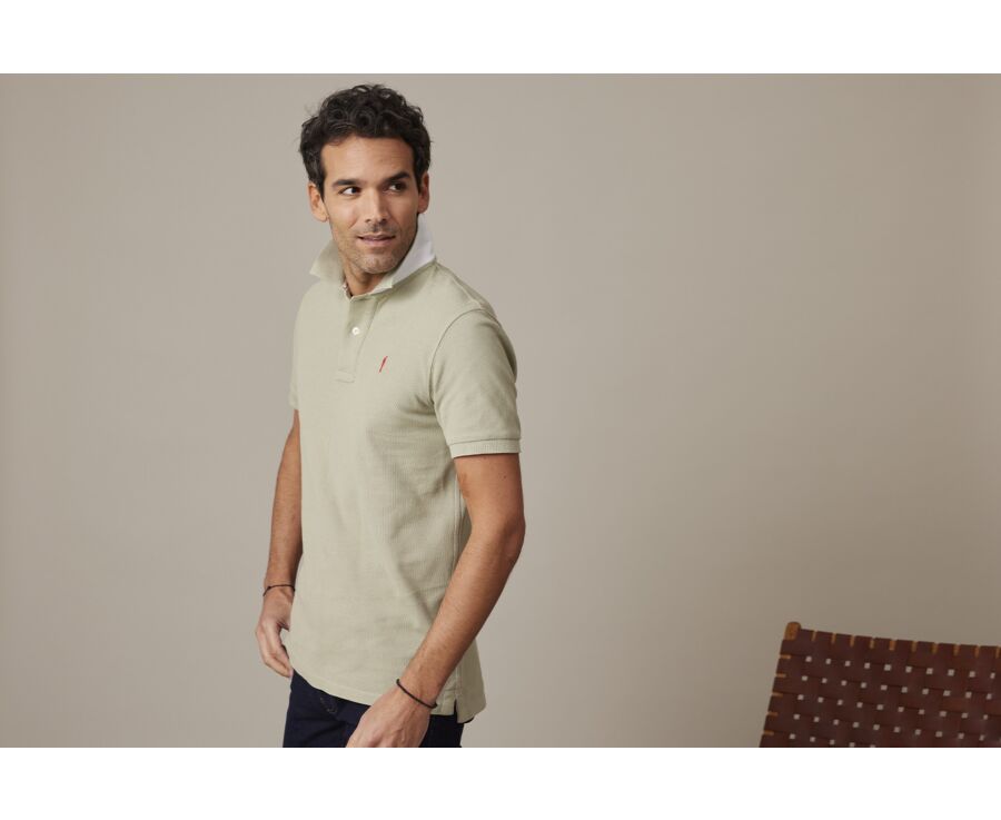 Lime Green Men's polo shirt - ANDY II
