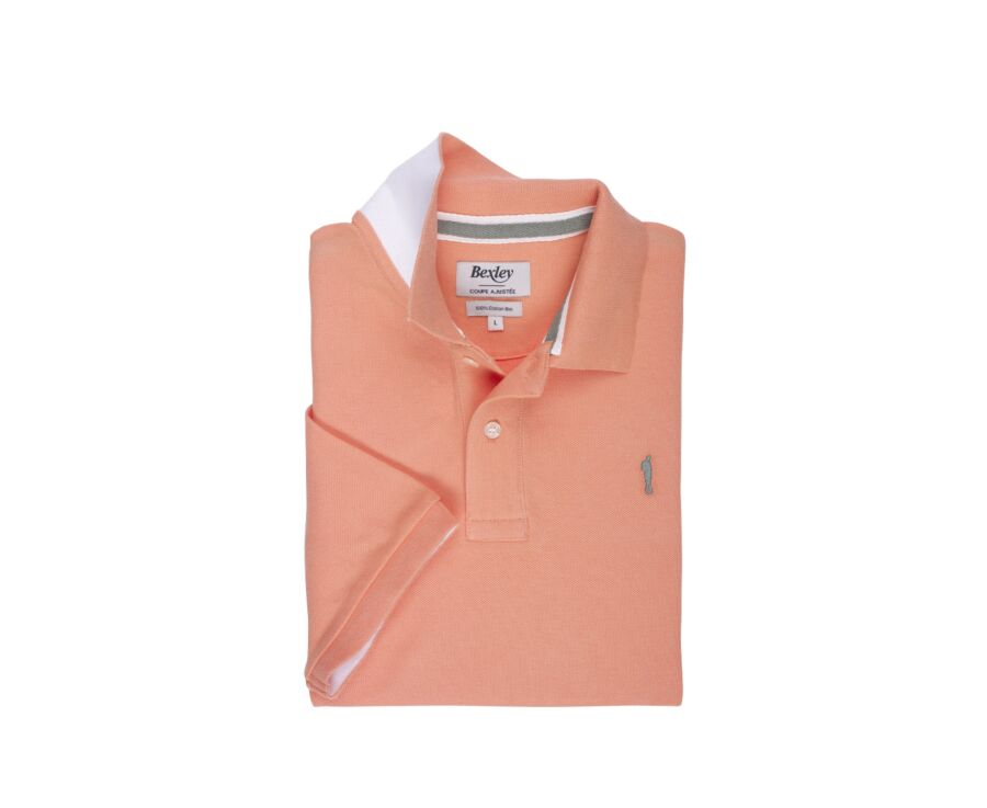 Light Coral Men's polo shirt - ANDY II