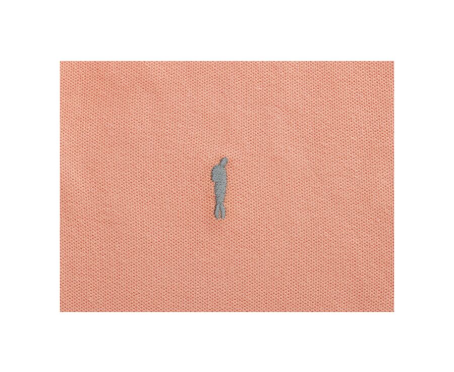 Light Coral Men's polo shirt - ANDY II