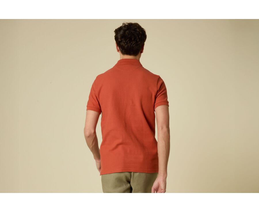 Men’s Polo Shirt - Rust - ANDY II