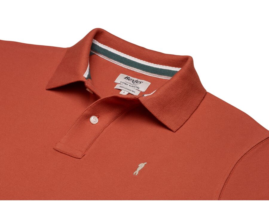Men’s Polo Shirt - Rust - ANDY II